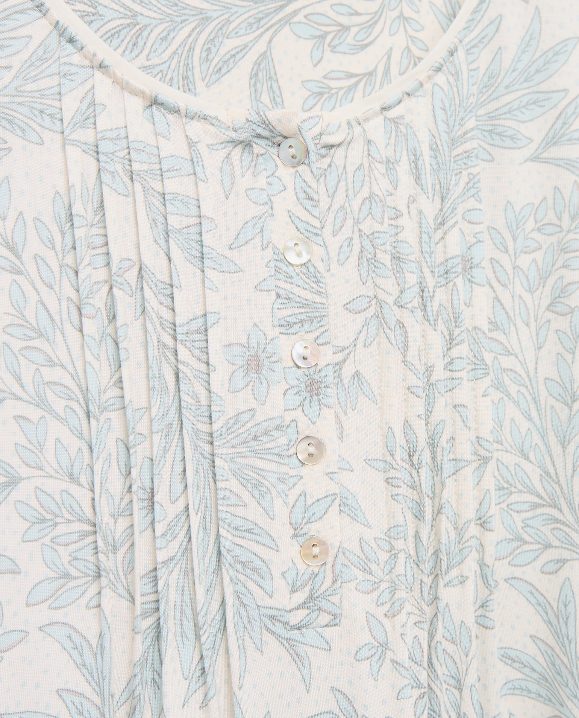 Camisa de Dormir com Carcela Verde-5