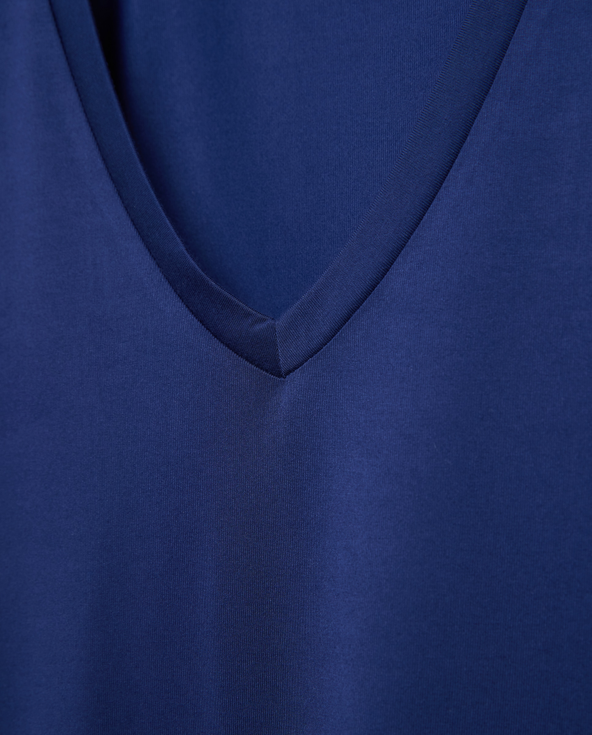 T-shirt de Manga Curta com Estampado Posicional Azul-marinho-5