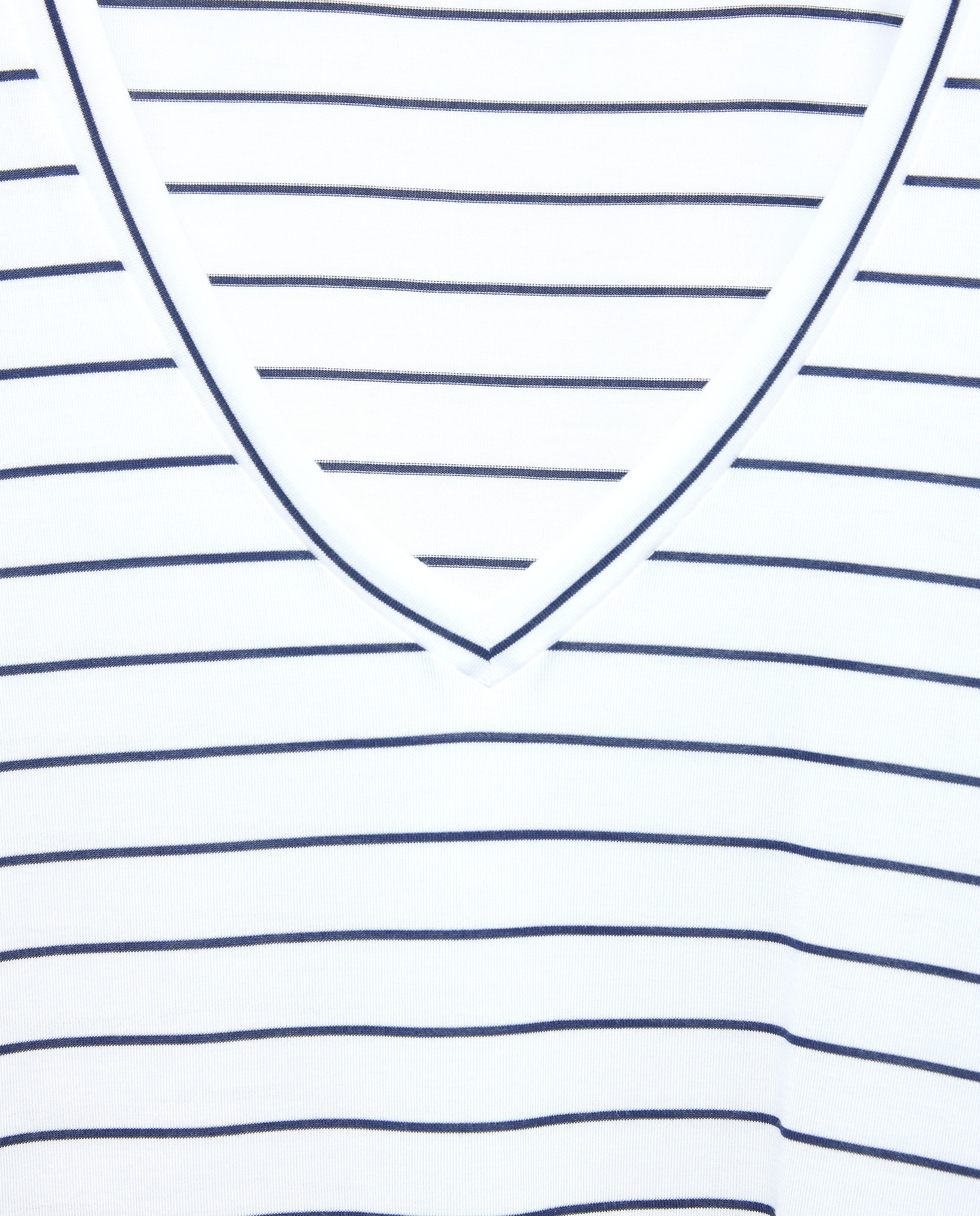 T-shirt de Manga Curta Marinheira Branco-5