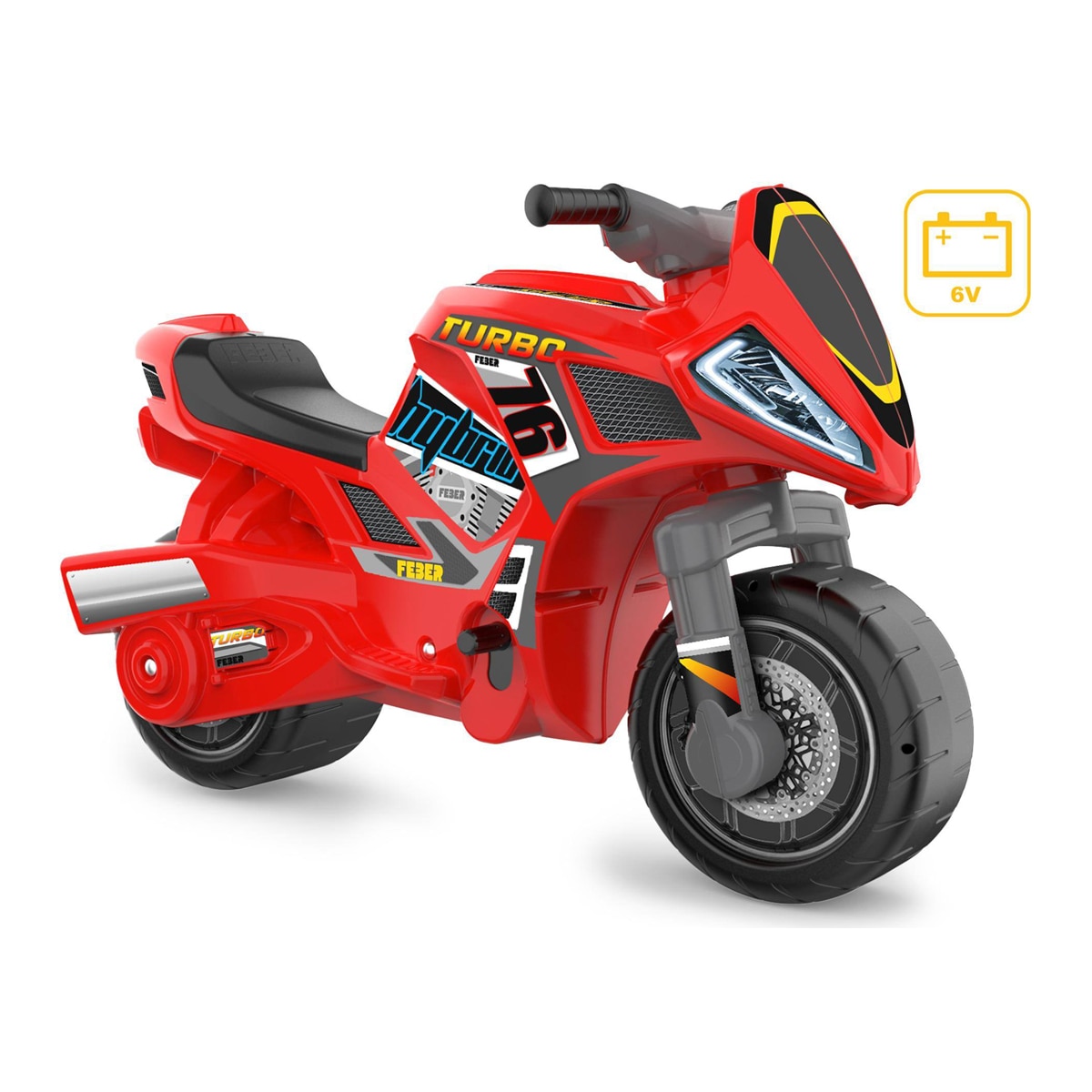 Feber – Moto de juguete bebé infantil Motofeber Turbo Hybrid 6V.