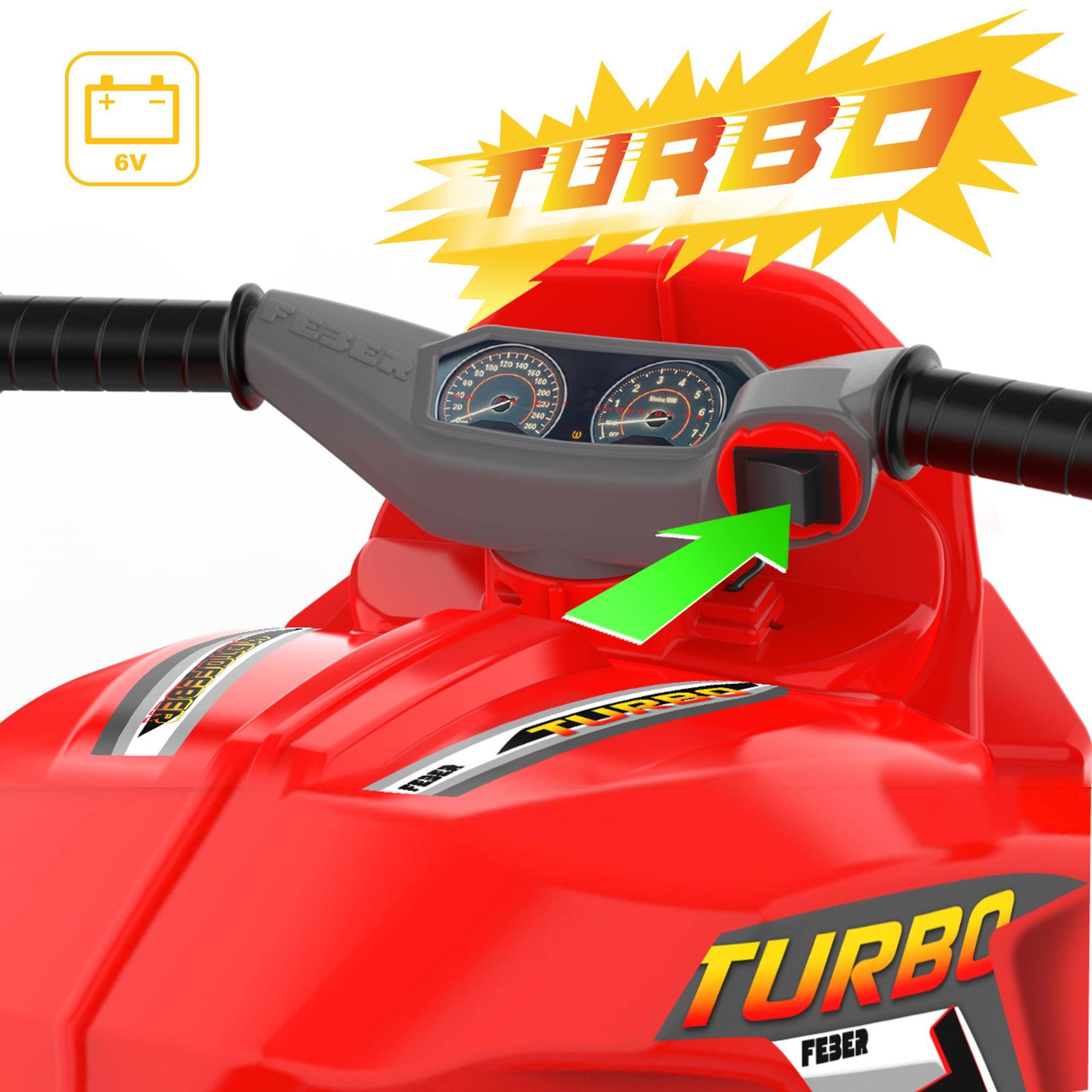 Moto de juguete bebé infantil Motofeber Turbo Hybrid 6V 4