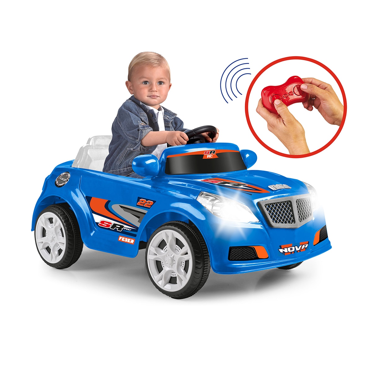 Coche Twinkle Car R/C 12V Azul Feber 2