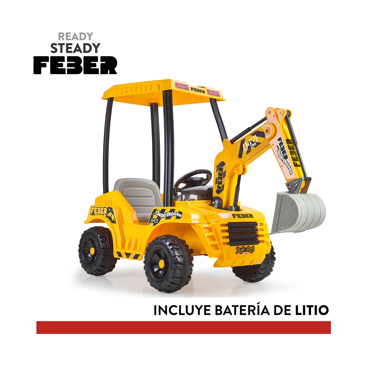 Excavadora eléctrica Super Digger 12V LT Feber 4