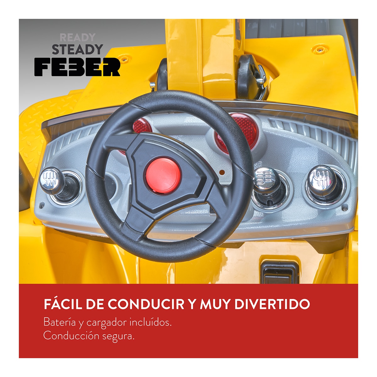 Excavadora eléctrica Super Digger 12V LT Feber 10