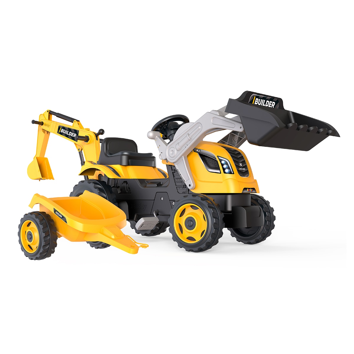 Tractor Builder Max con Remolque Smoby 2