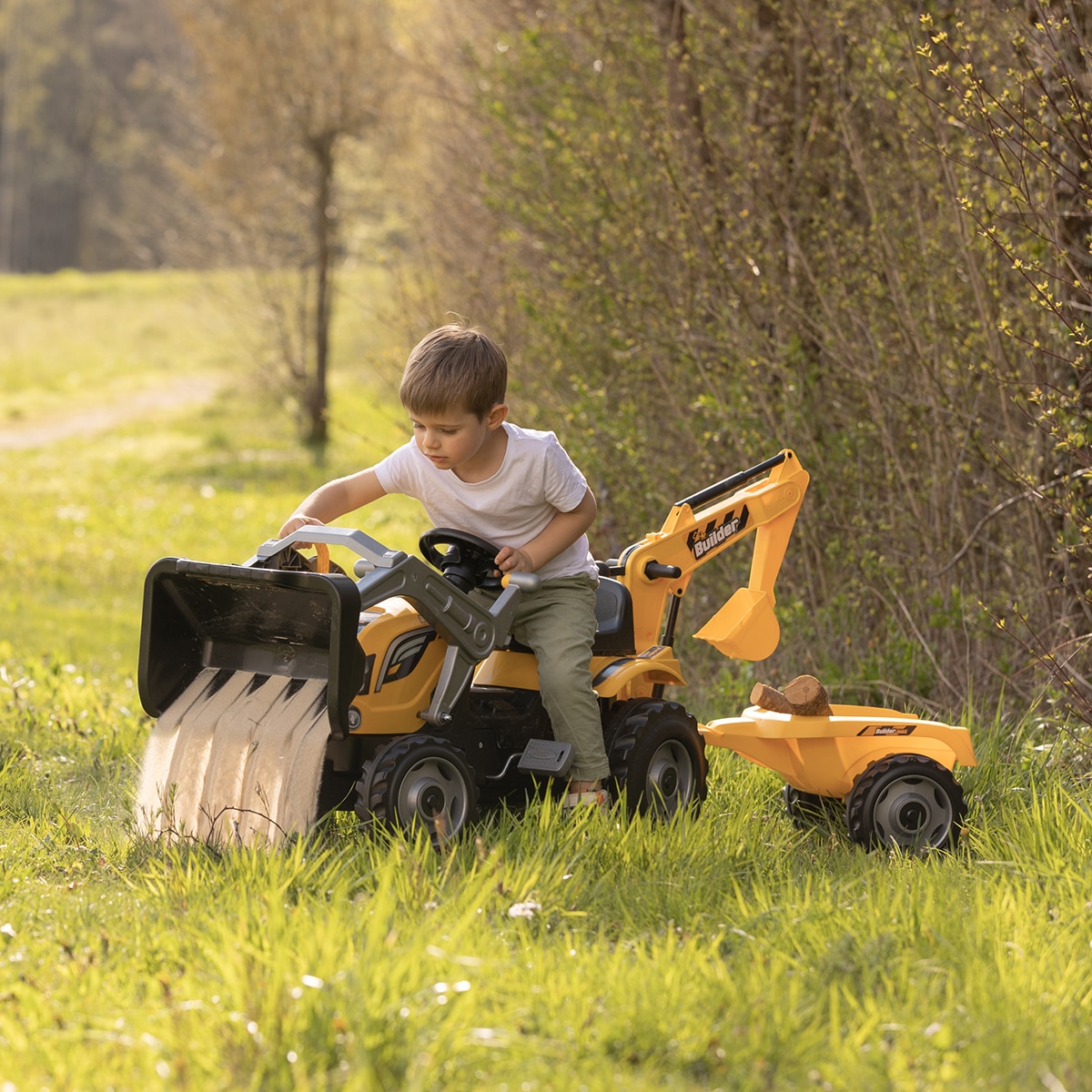 Tractor Builder Max con Remolque Smoby 4
