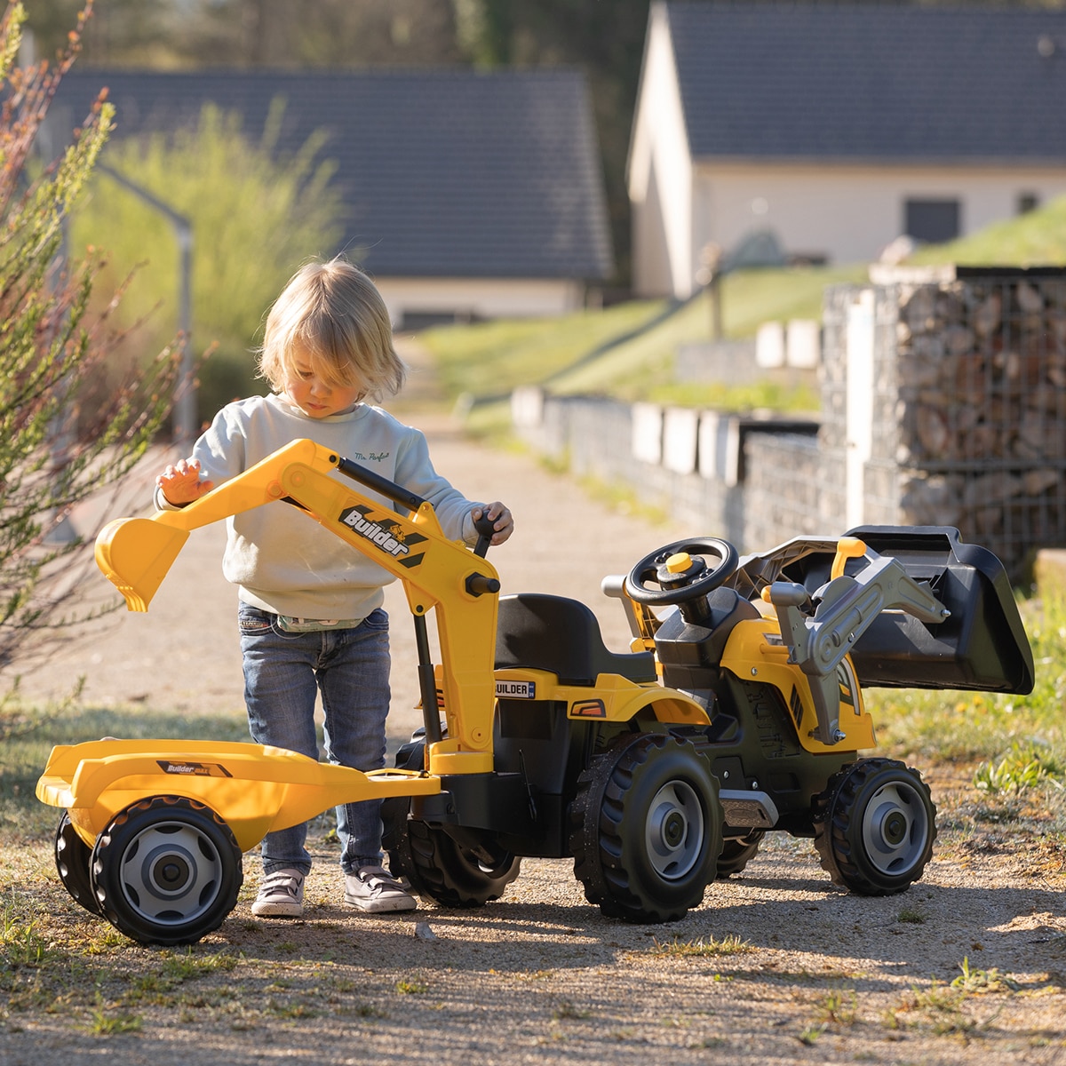 Tractor Builder Max con Remolque Smoby 6