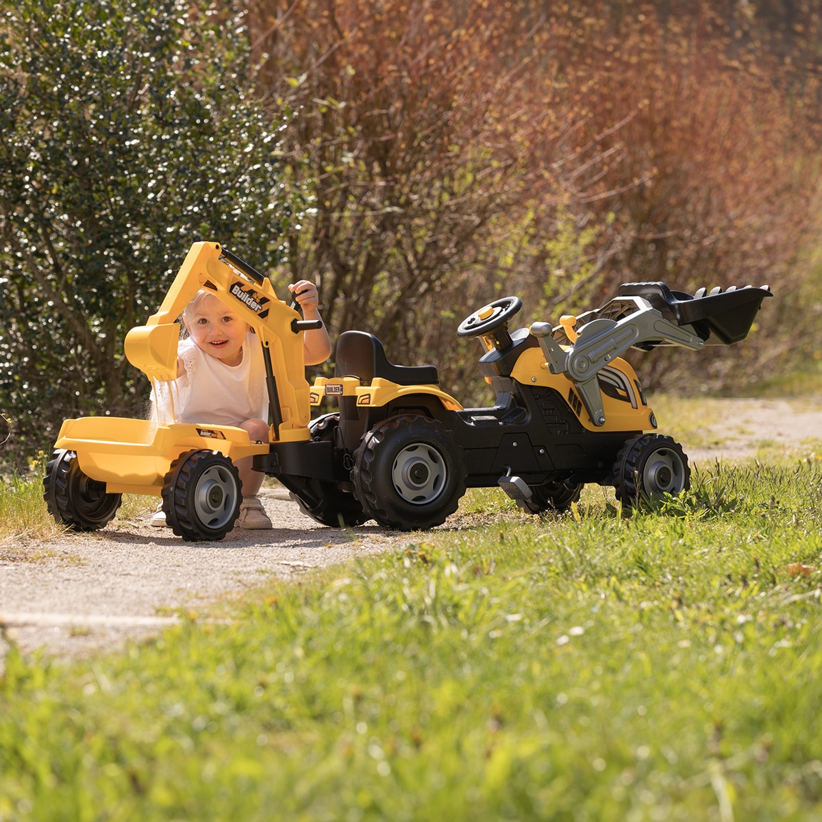 Tractor Builder Max con Remolque Smoby 7