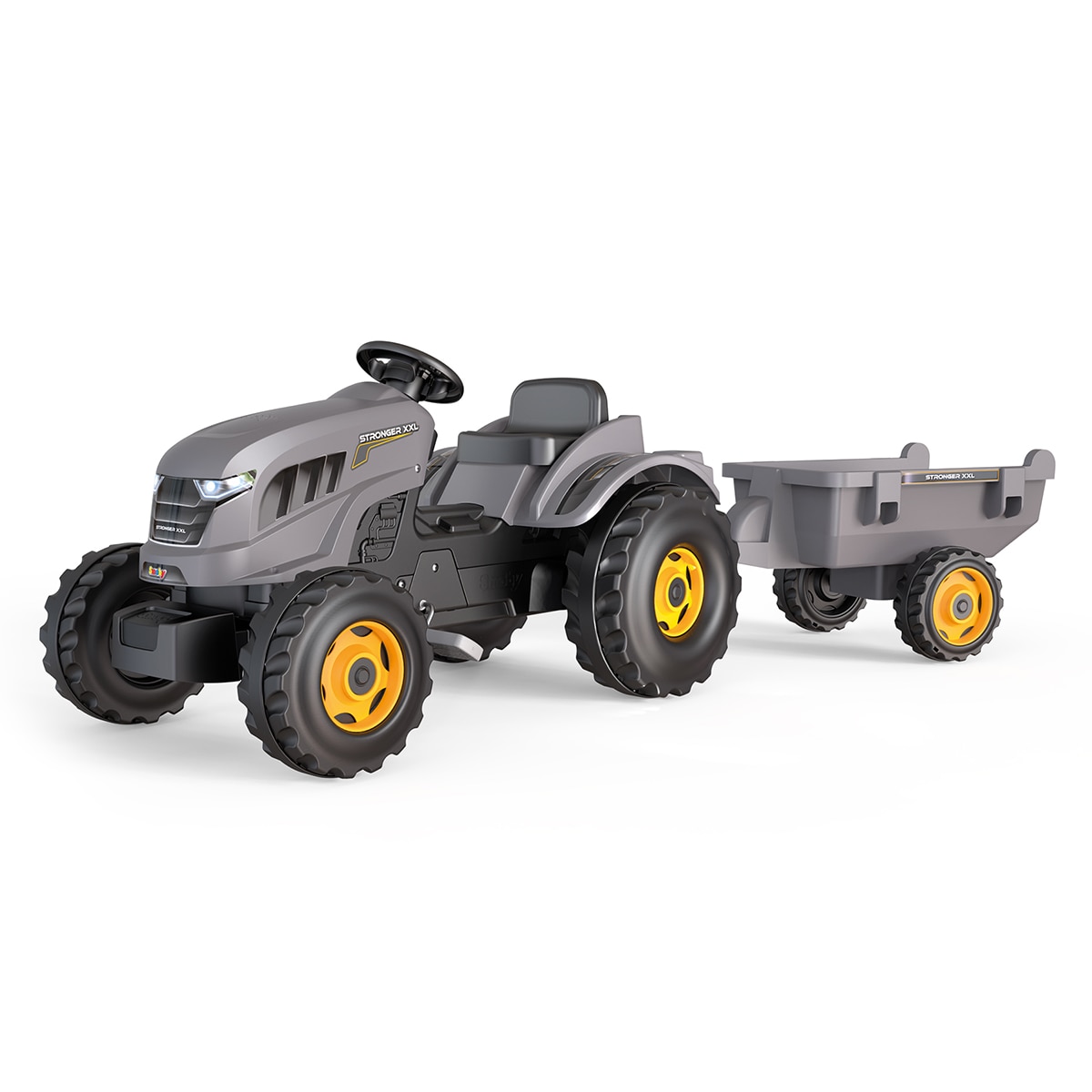 Smoby – Tractor Stronger XXL con Remolque Smoby.