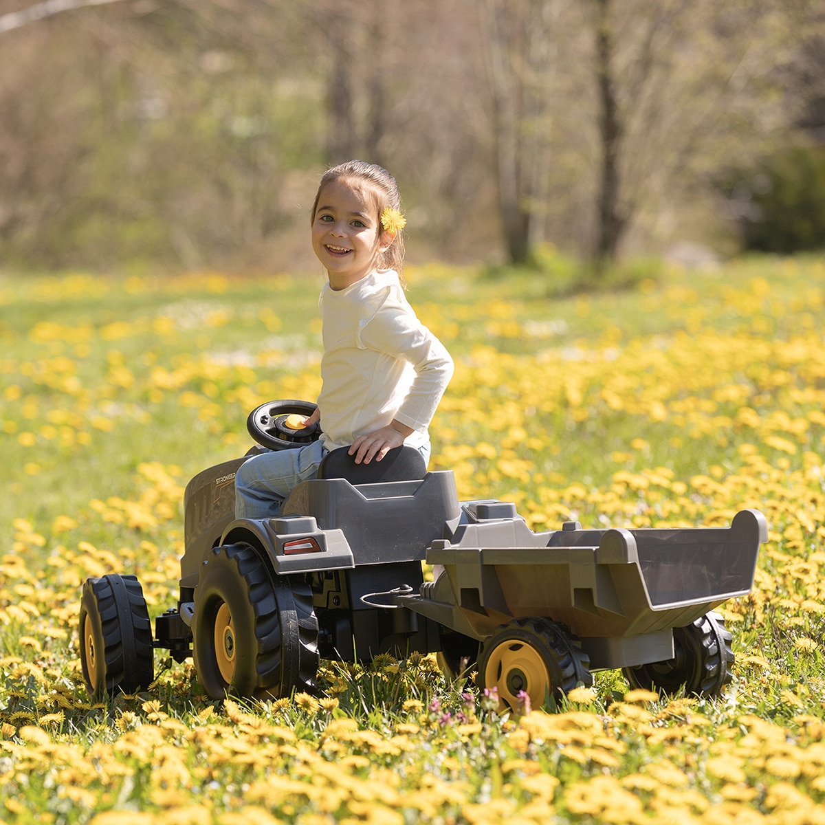 Tractor Stronger XXL con Remolque Smoby 4