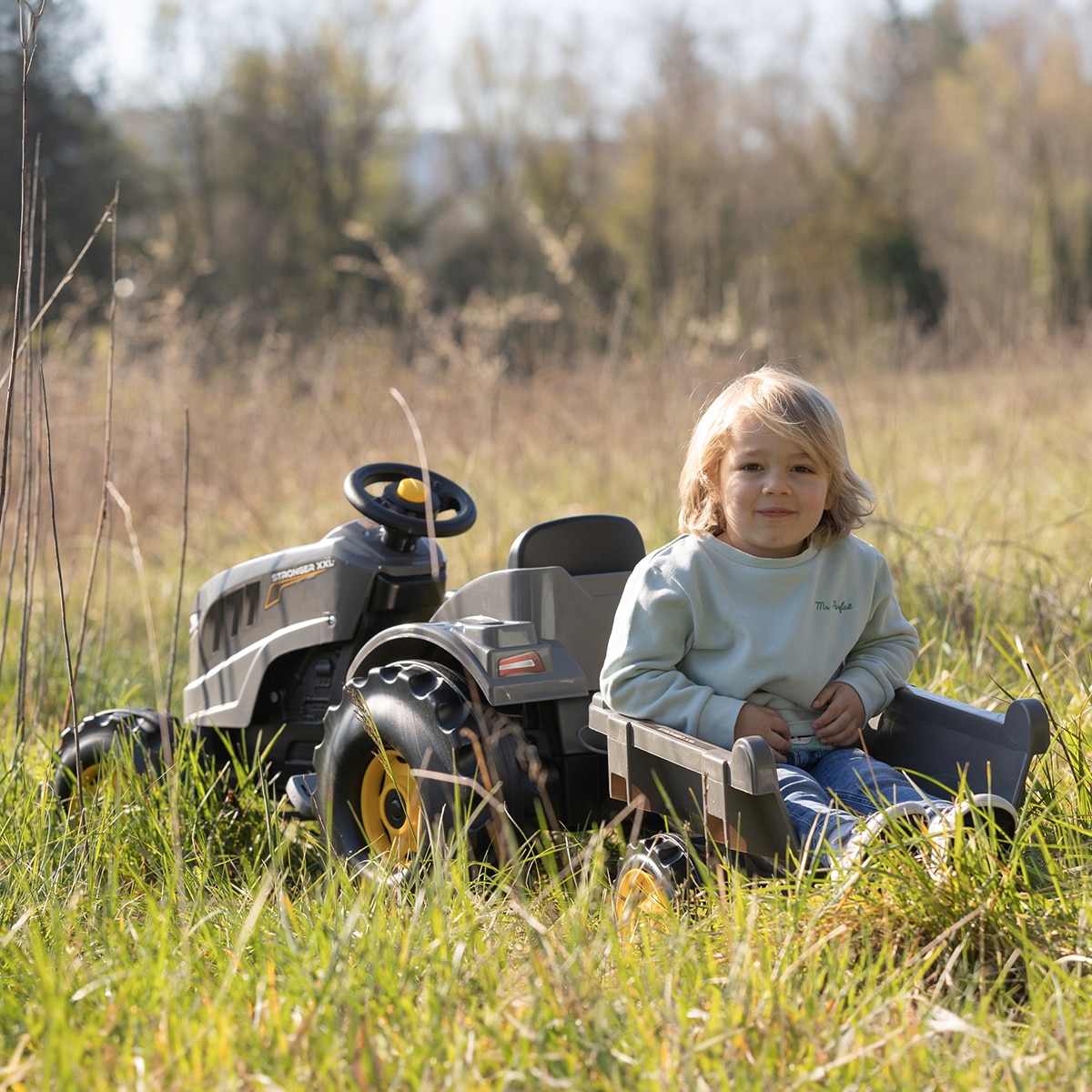 Tractor Stronger XXL con Remolque Smoby 7