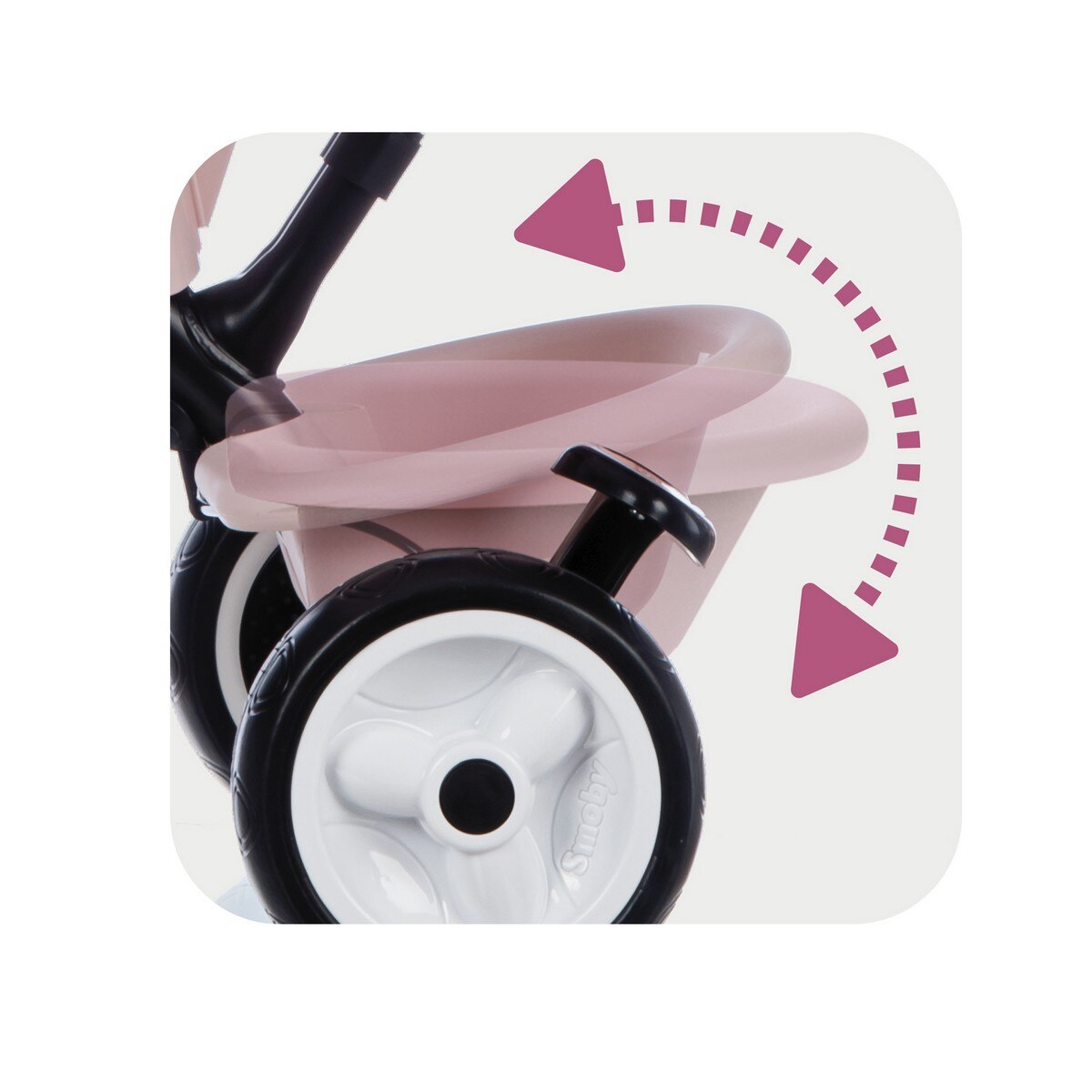 Triciclo Baby Drive Confort Rosa 7