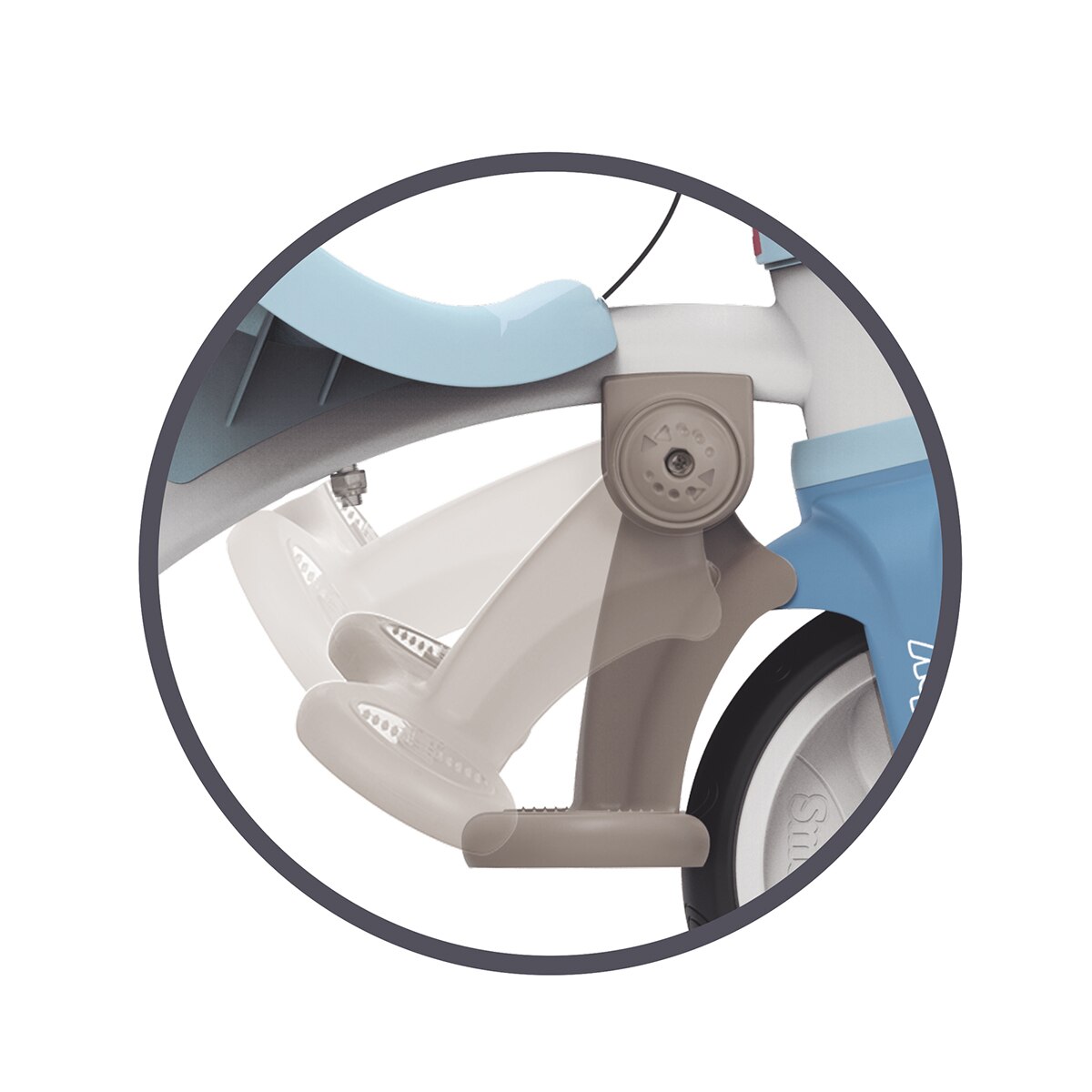 Triciclo Be Move Comfort Azul Smoby 7