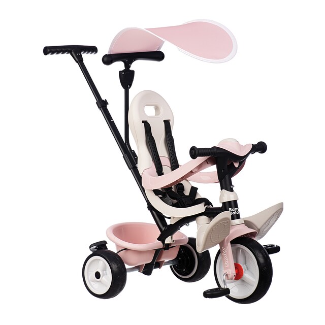Imagen 0 de Triciclo Baby Balade Rosa progresivo 3 en 1 que combina seguridad, comodidad y diversión. Smoby