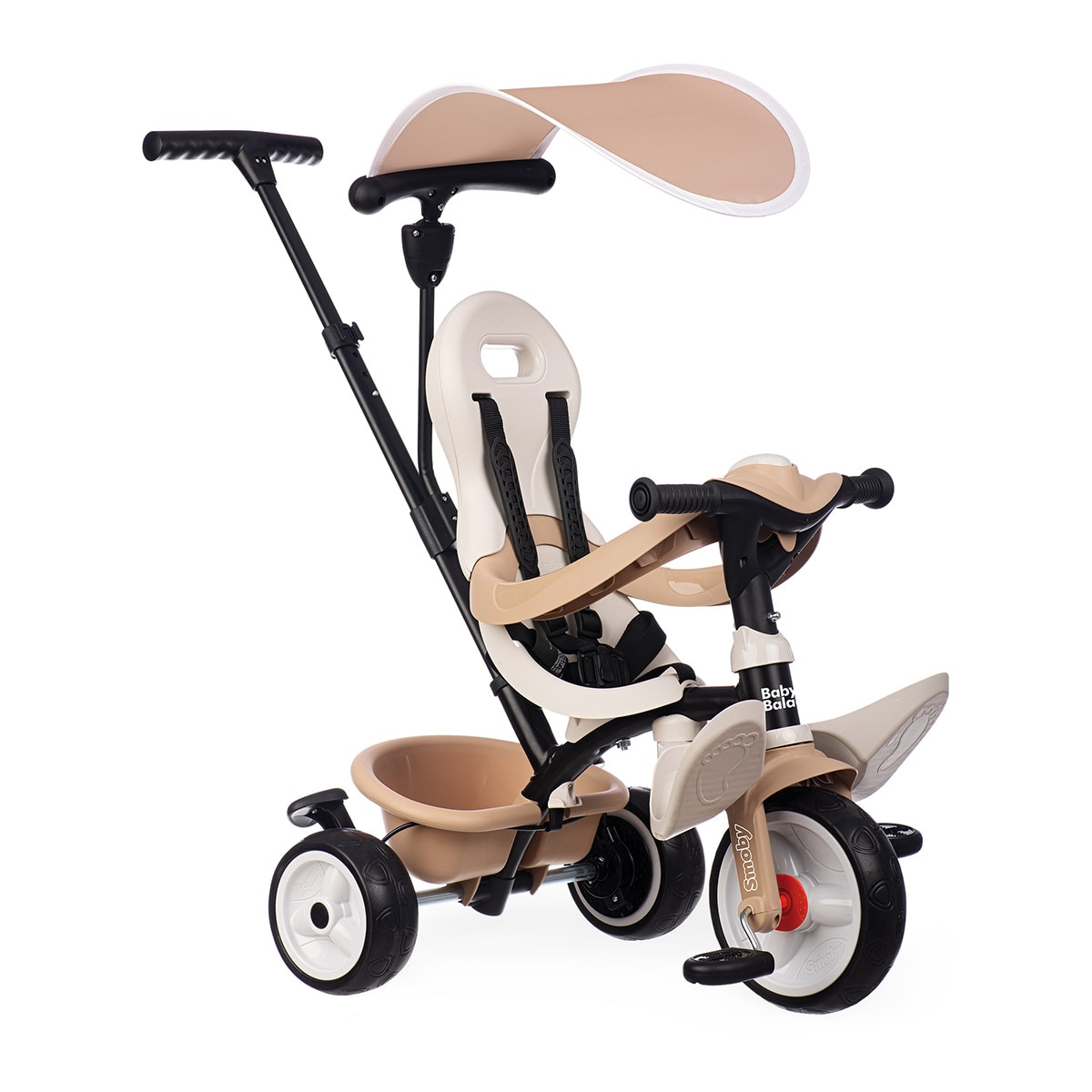 Imagen 0 de Triciclo Baby Balade Beige progresivo 3 en 1 que combina seguridad, comodidad y diversión Smoby