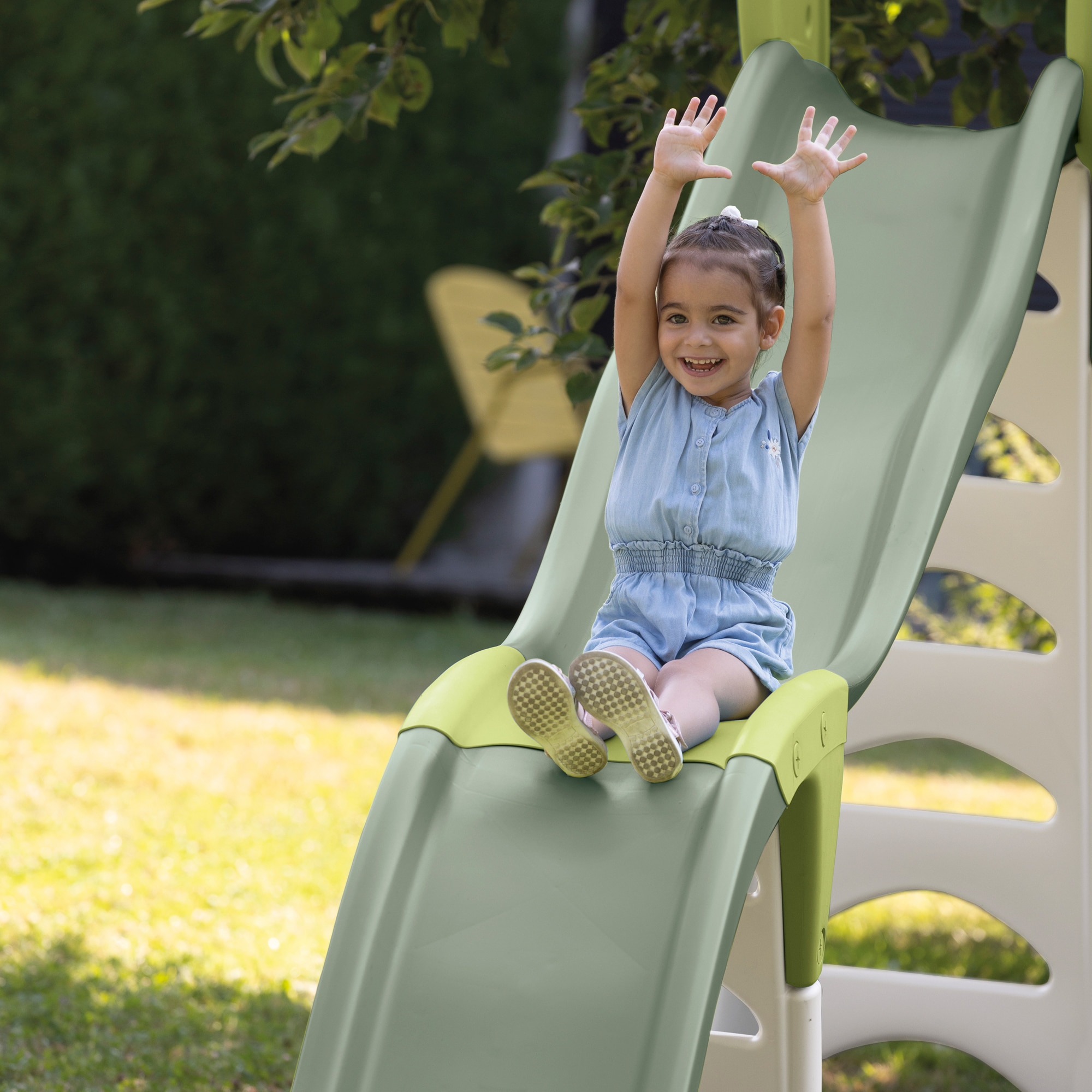 Tobogan super megagliss. Con rampa de triple onda, simple para los más pequeños y tobogán de triple onda para niños más mayores. Smoby Life 3