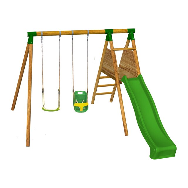 Parque infantil Masgames Mauna Loa con asiento de bebé