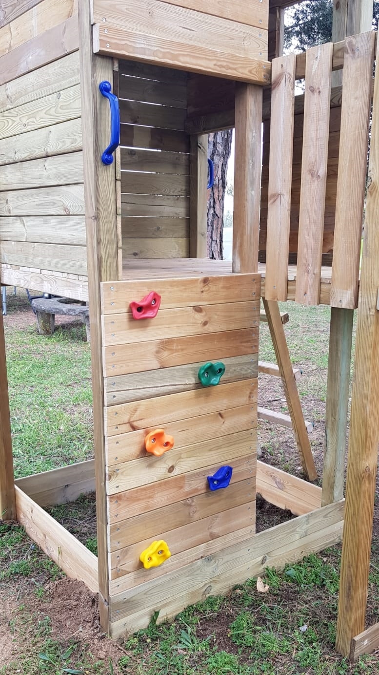 Parque infantil Masgames Taga L con pared de escalada 5