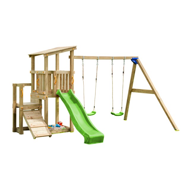 Parque infantil Masgames Cascade L con columpio doble