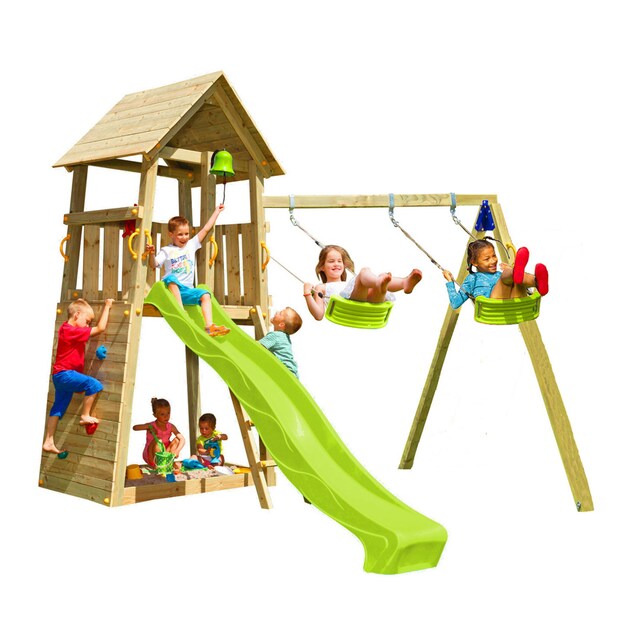 Parque infantil Masgames Belvedere L con columpio doble