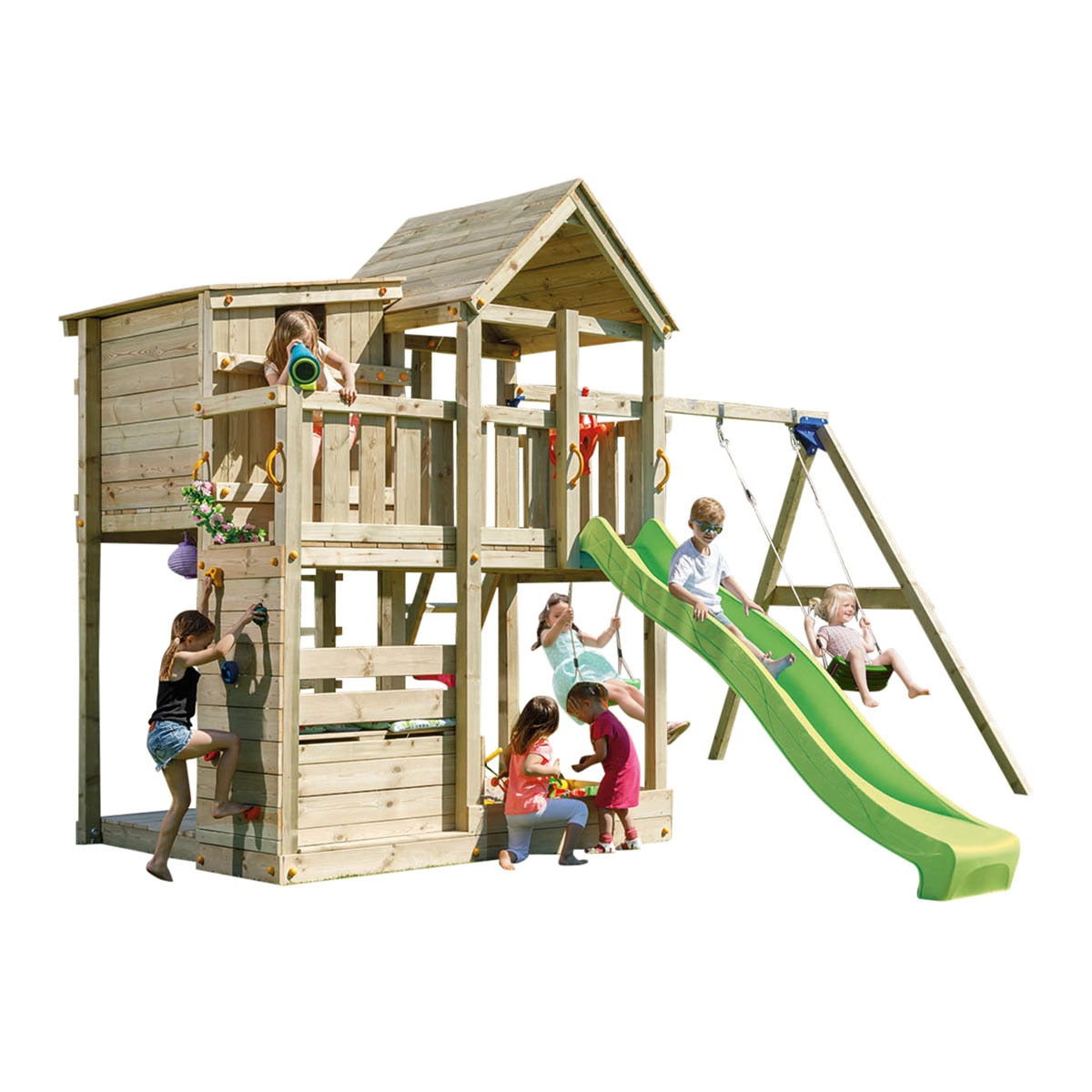 Imagen 0 de Parque infantil Masgames Palazzo XL con columpio doble
