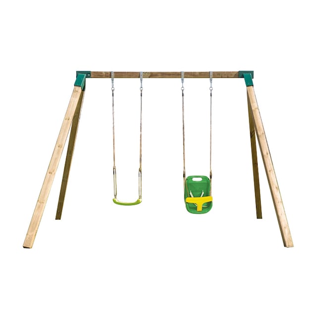Columpio karai junior con asiento bebé Madera