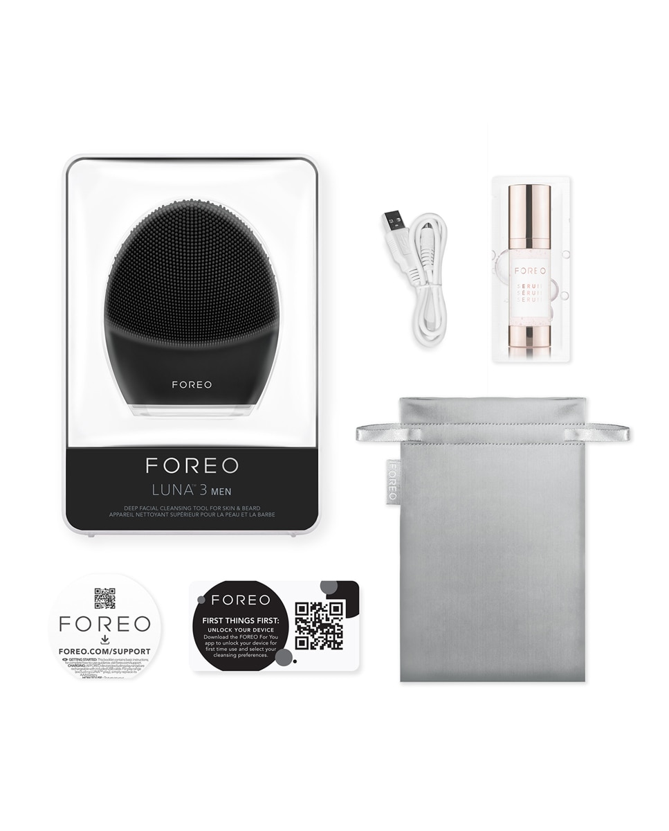 LUNA? 3 MEN - Dispositivo de limpieza facial para piel y barba FOREO 3