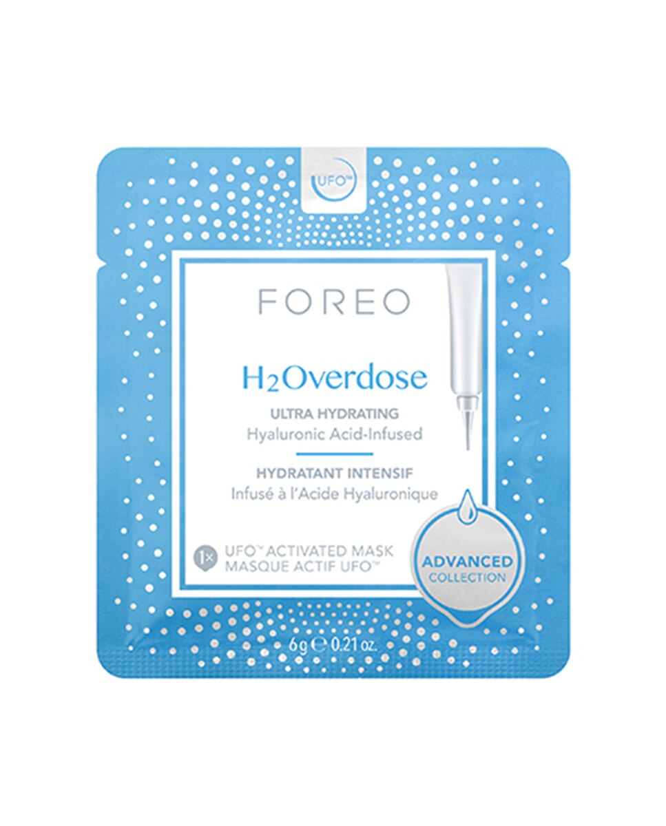 H2Overdose - Mascarilla facial ultra-hidratante para pieles secas para UFO/UFO mini FOREO 2