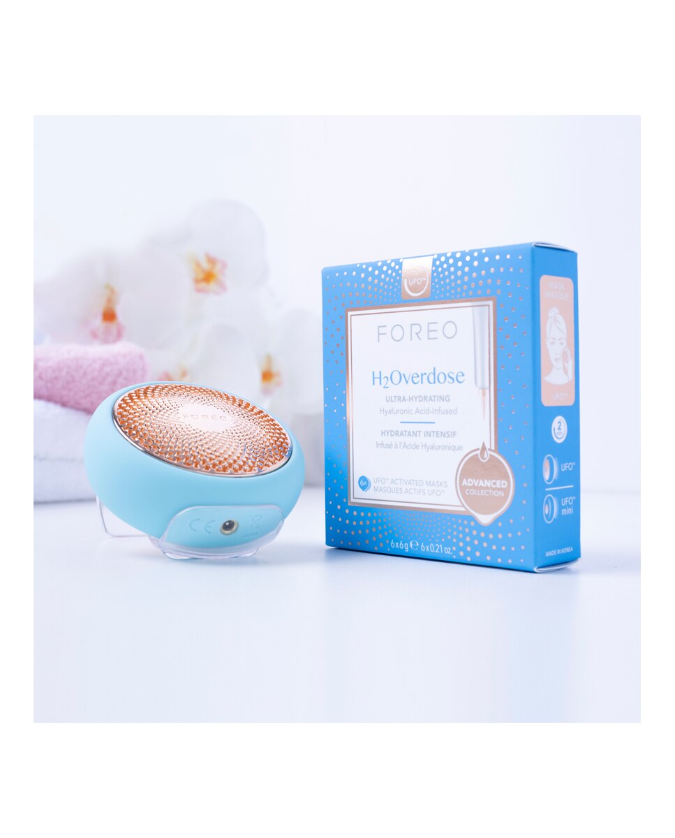 H2Overdose - Mascarilla facial ultra-hidratante para pieles secas para UFO/UFO mini FOREO 3
