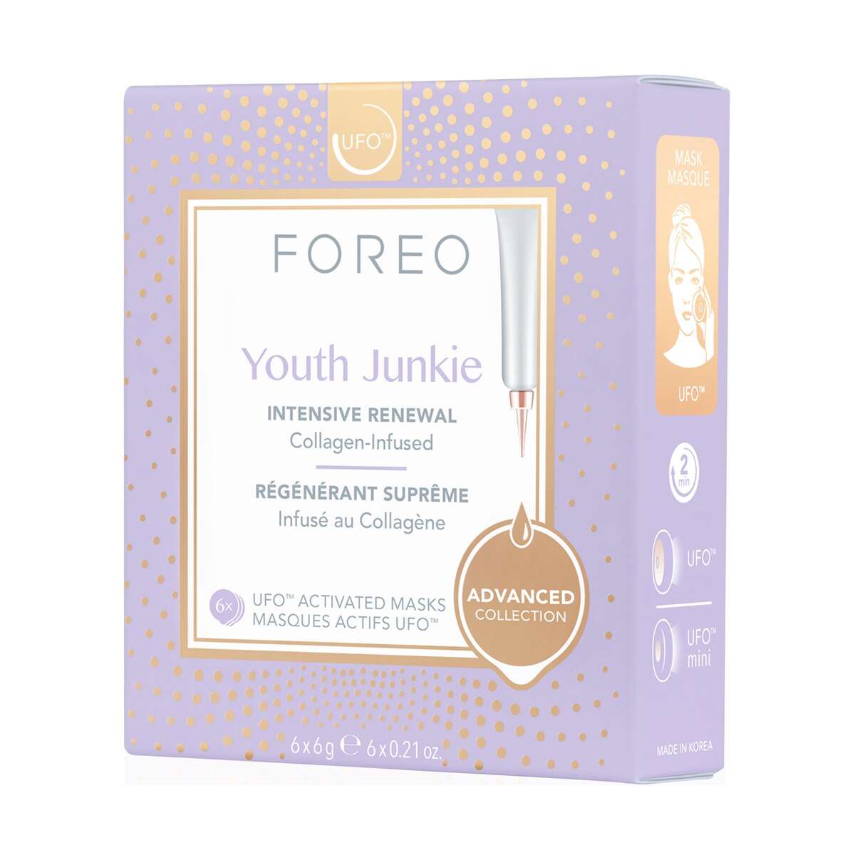 Youth Junkie - Mascarilla facial de colágeno para UFO y UFO mini FOREO 1