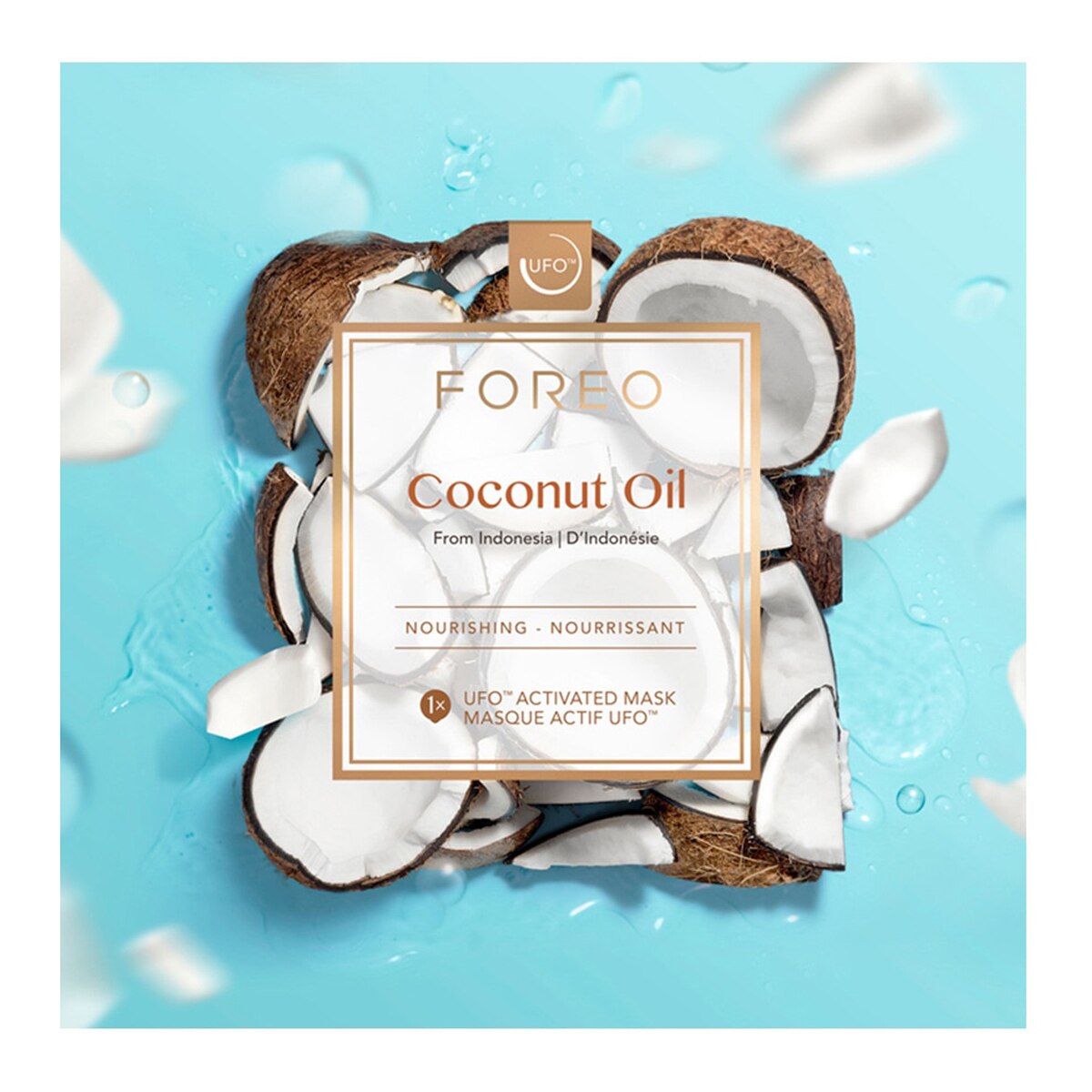 Mascarilla facial nutritiva para UFO y UFO mini Coconut Oil FOREO 3