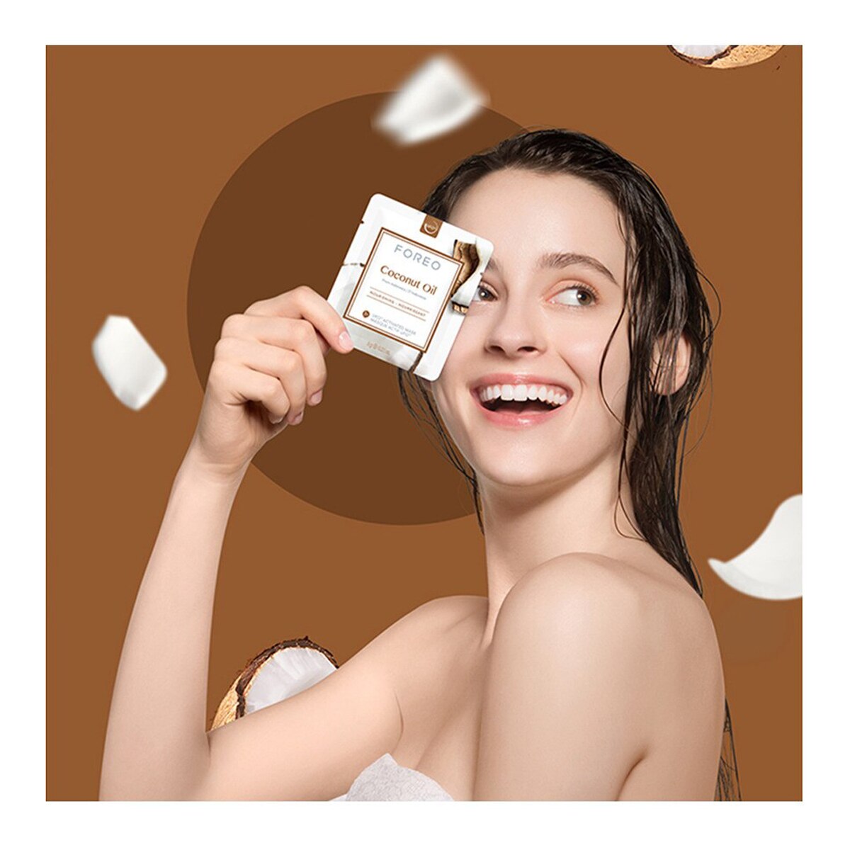 Mascarilla facial nutritiva para UFO y UFO mini Coconut Oil FOREO 4
