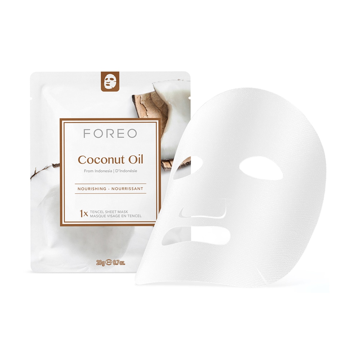 Imagen 3 de Mascarilla facial nutritiva Coconut Oil para piel deshidratada FOREO - 20 g