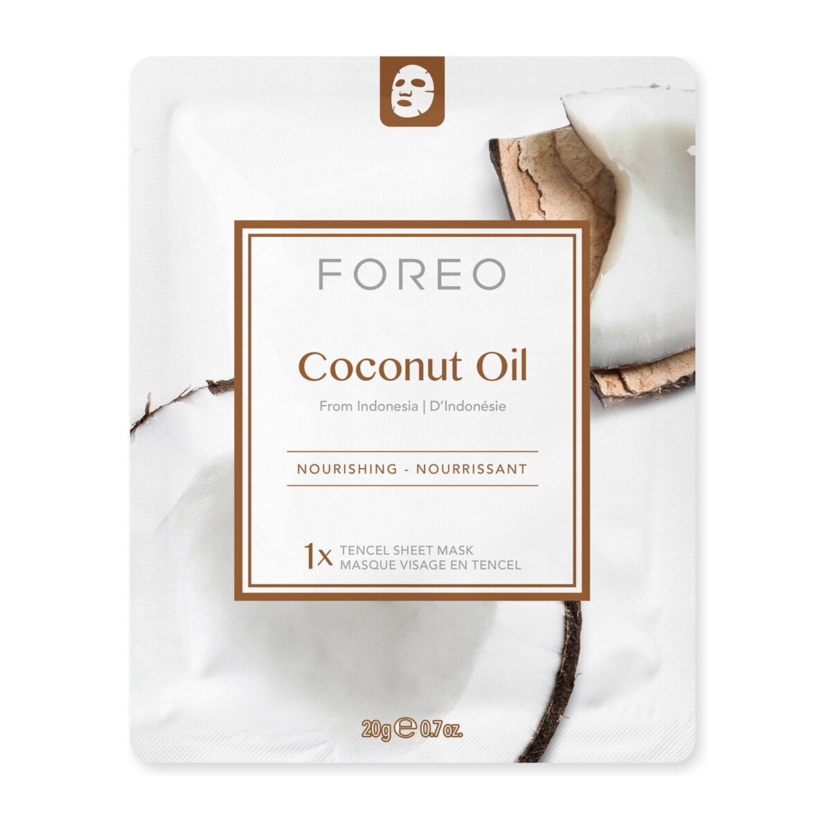 Imagen 4 de Mascarilla facial nutritiva Coconut Oil para piel deshidratada FOREO - 20 g