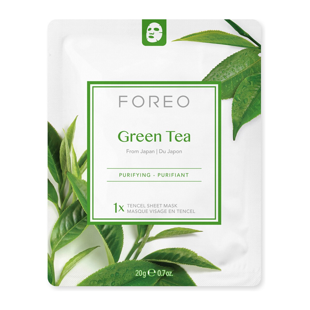 Mascarilla facial purificante Green Tea para pieles mixtas FOREO 20 g 4