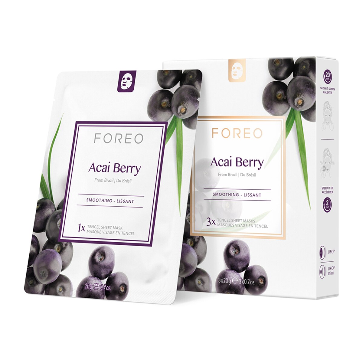 Mascarilla facial reafirmante Acai Berry para piel madura FOREO 20 g 2