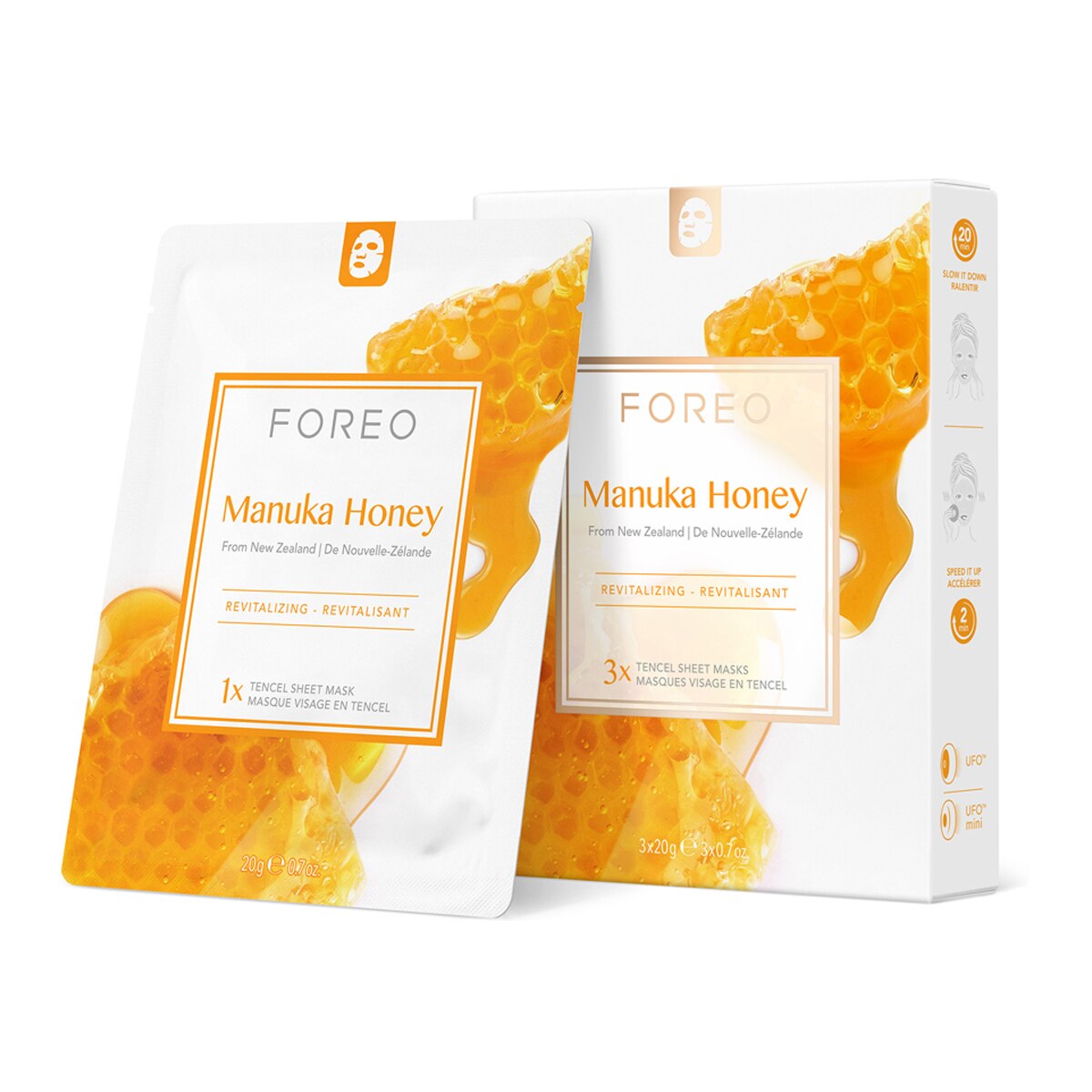 Mascarilla facial revitalizante Manuka Honey para piel madura FOREO 20 g 2