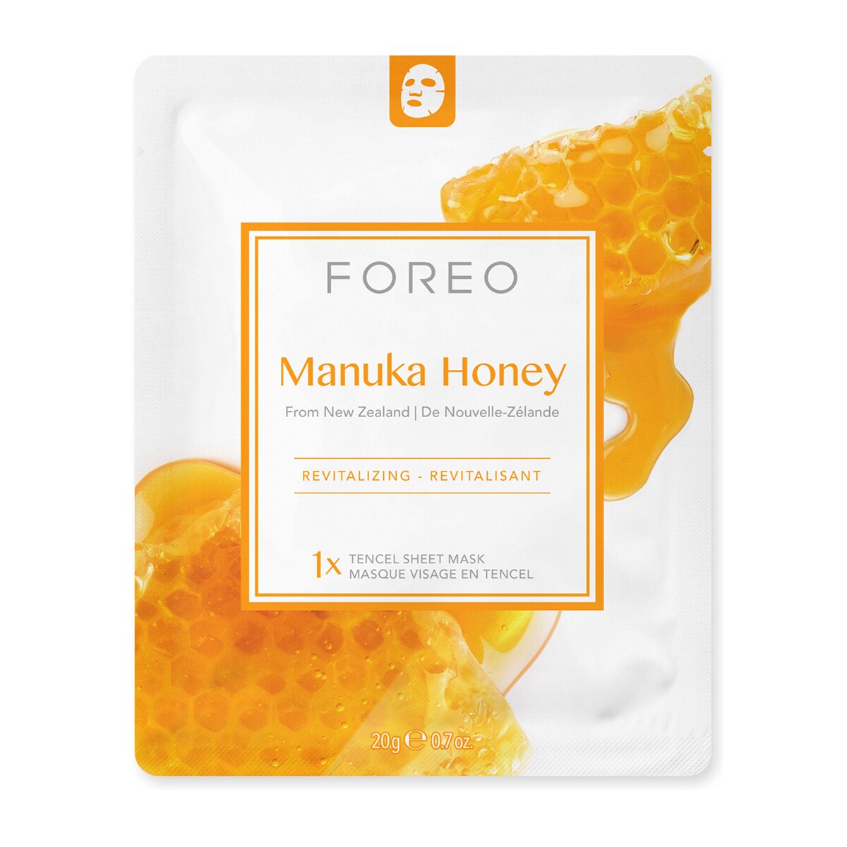 Mascarilla facial revitalizante Manuka Honey para piel madura FOREO 20 g 4