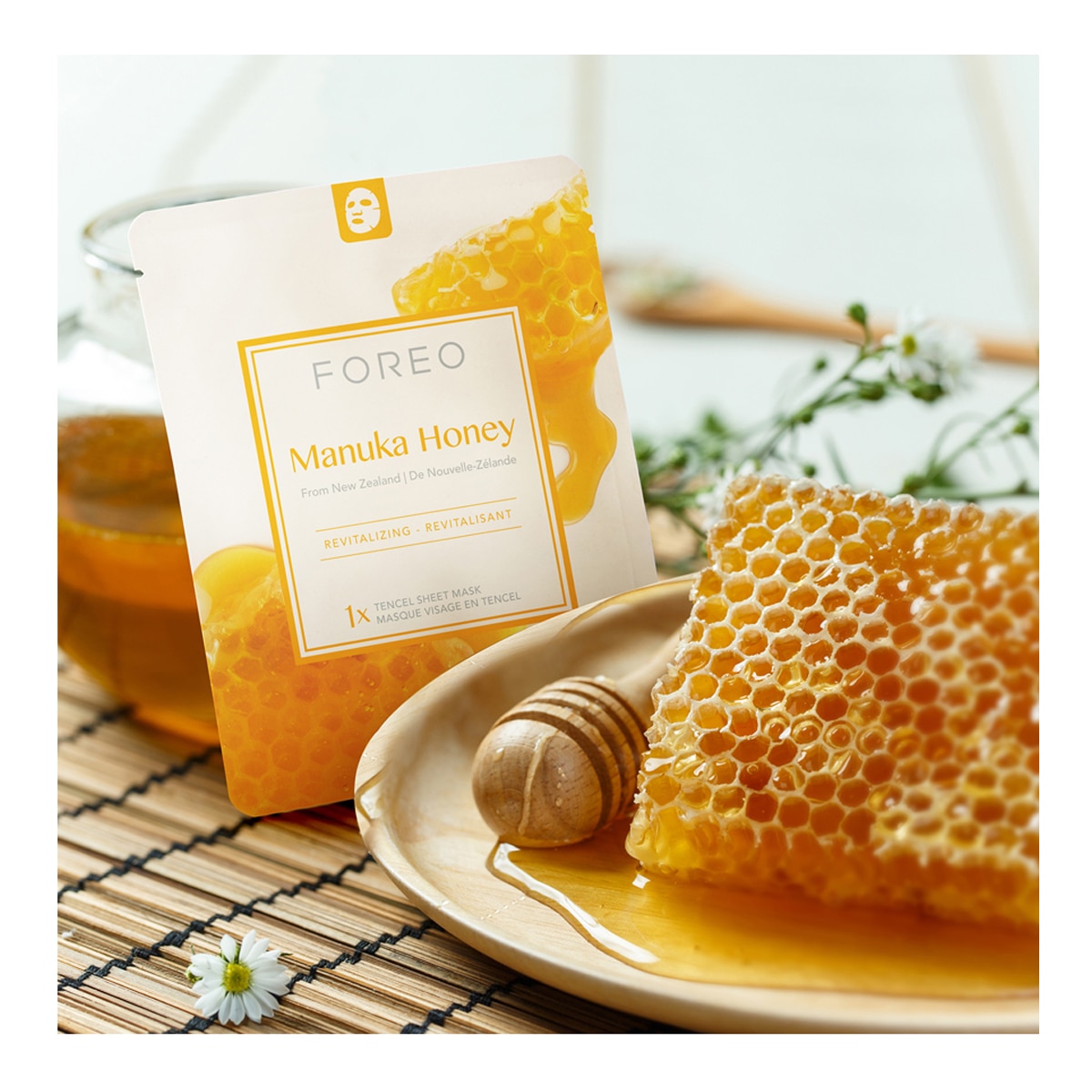Mascarilla facial revitalizante Manuka Honey para piel madura FOREO 20 g 6