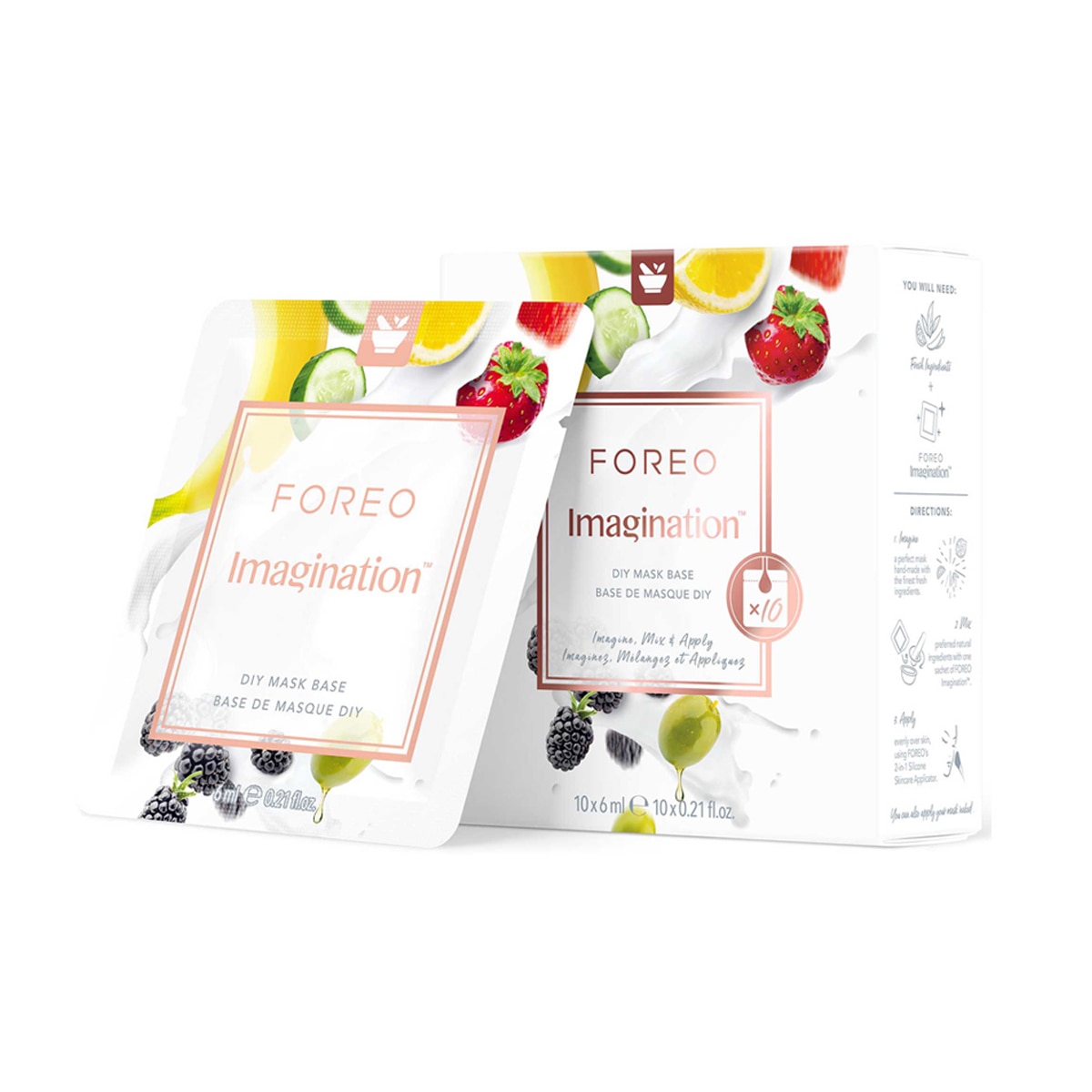 Imagination? DIY Mask Base Sachets FOREO - 10 unidades 3