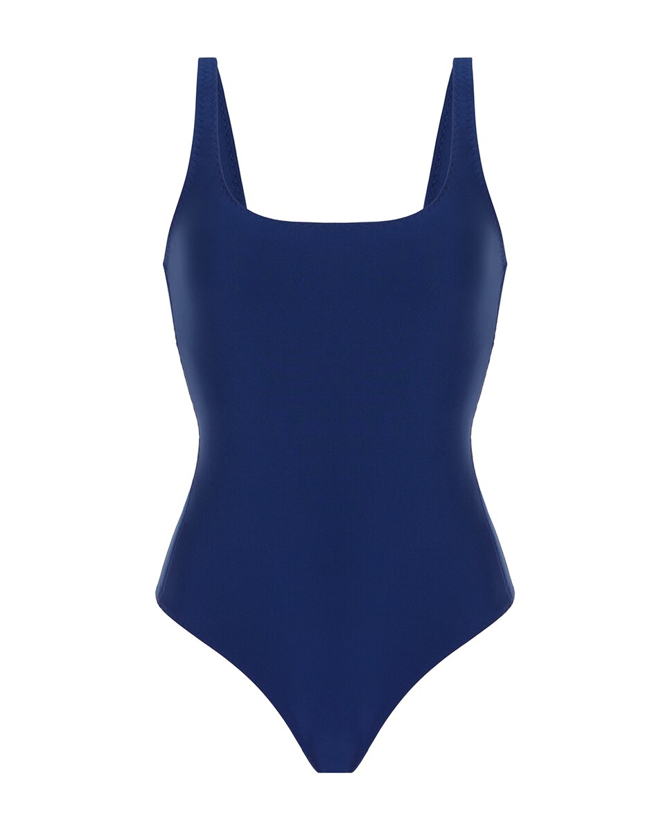 Fato de banho sem aros Azul-marinho-4