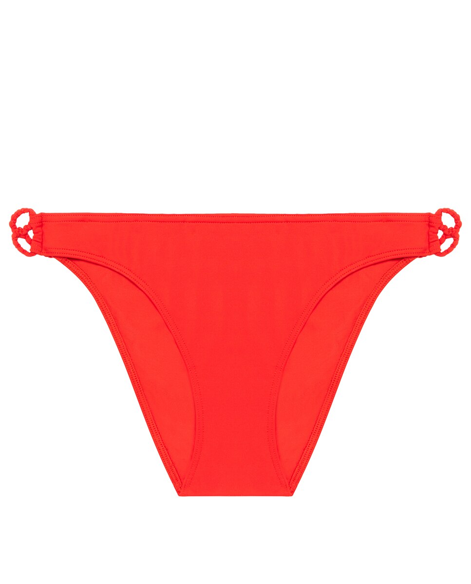 Cueca de Biquíni de Forma Clássica Laranja-4