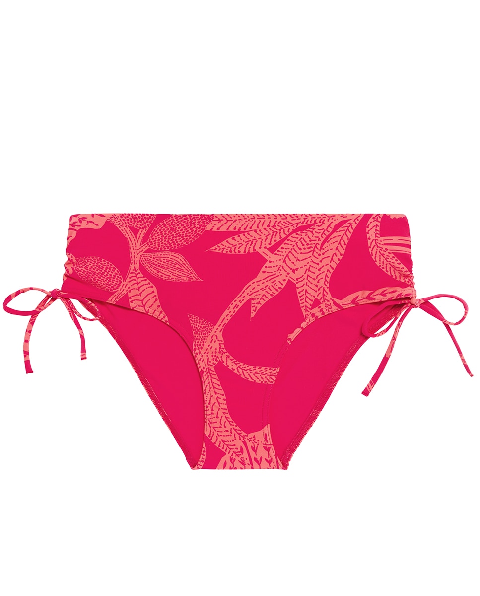 Cueca de Biquíni com Cintura Subida Multicolor-3
