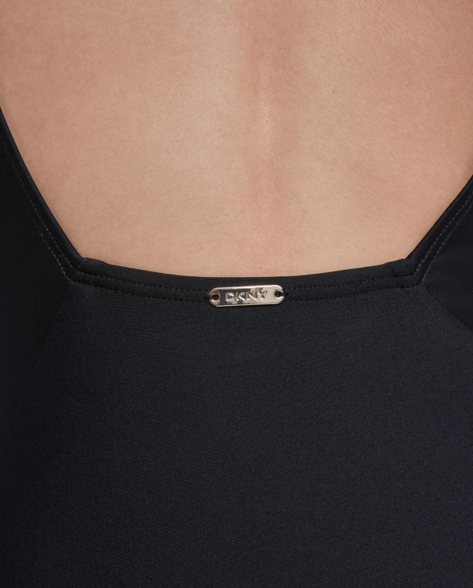 Bañador con mangas con volantes - DKNY - Negro Negro-6