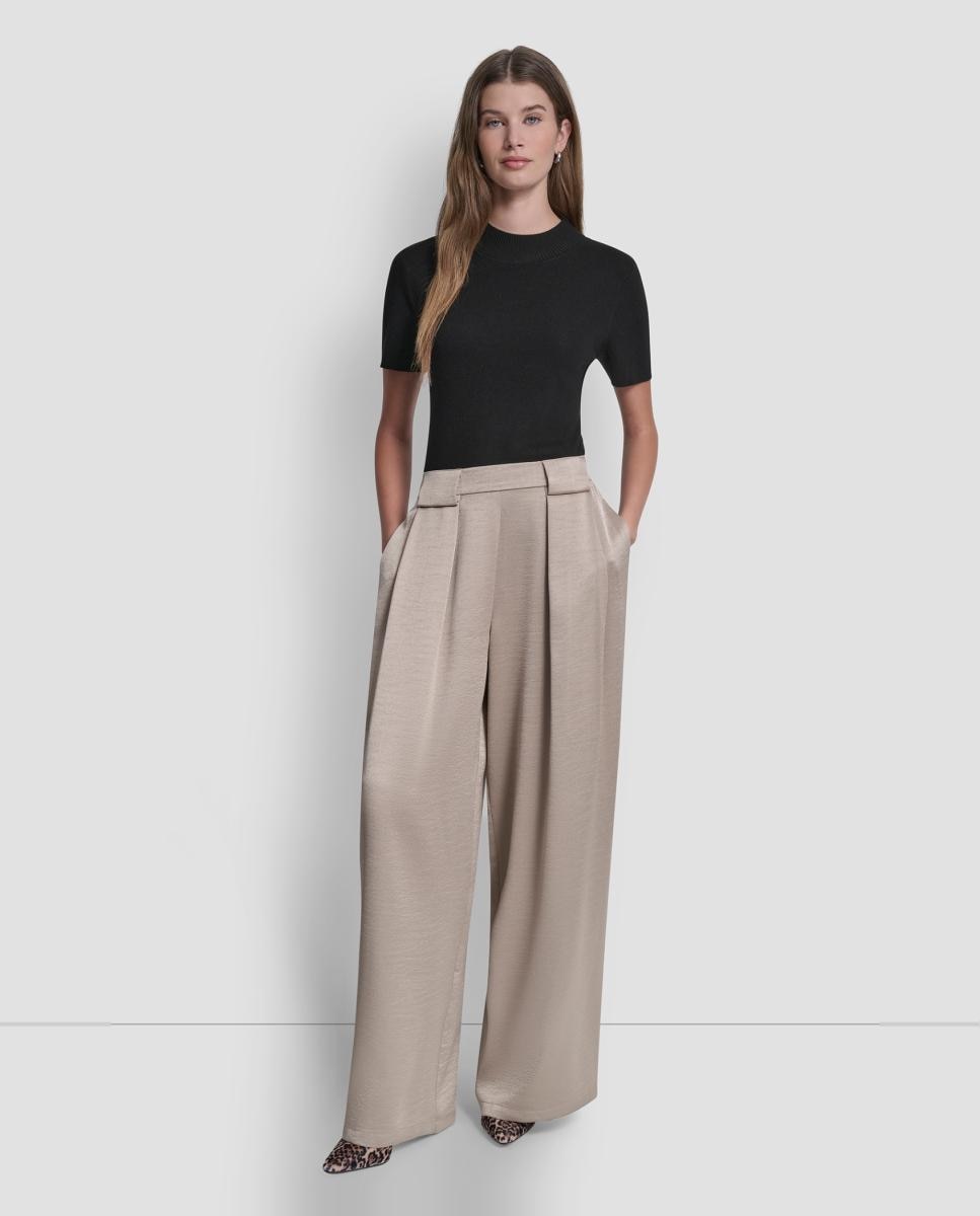 DKNY - Pantalón fluido de mujer.