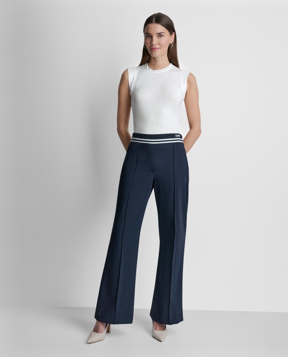 DKNY - Pantalón con banda de punto elástico.