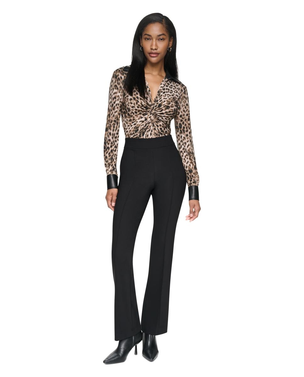 Imagen 0 de Pantalón de mujer tipo pull on Negro