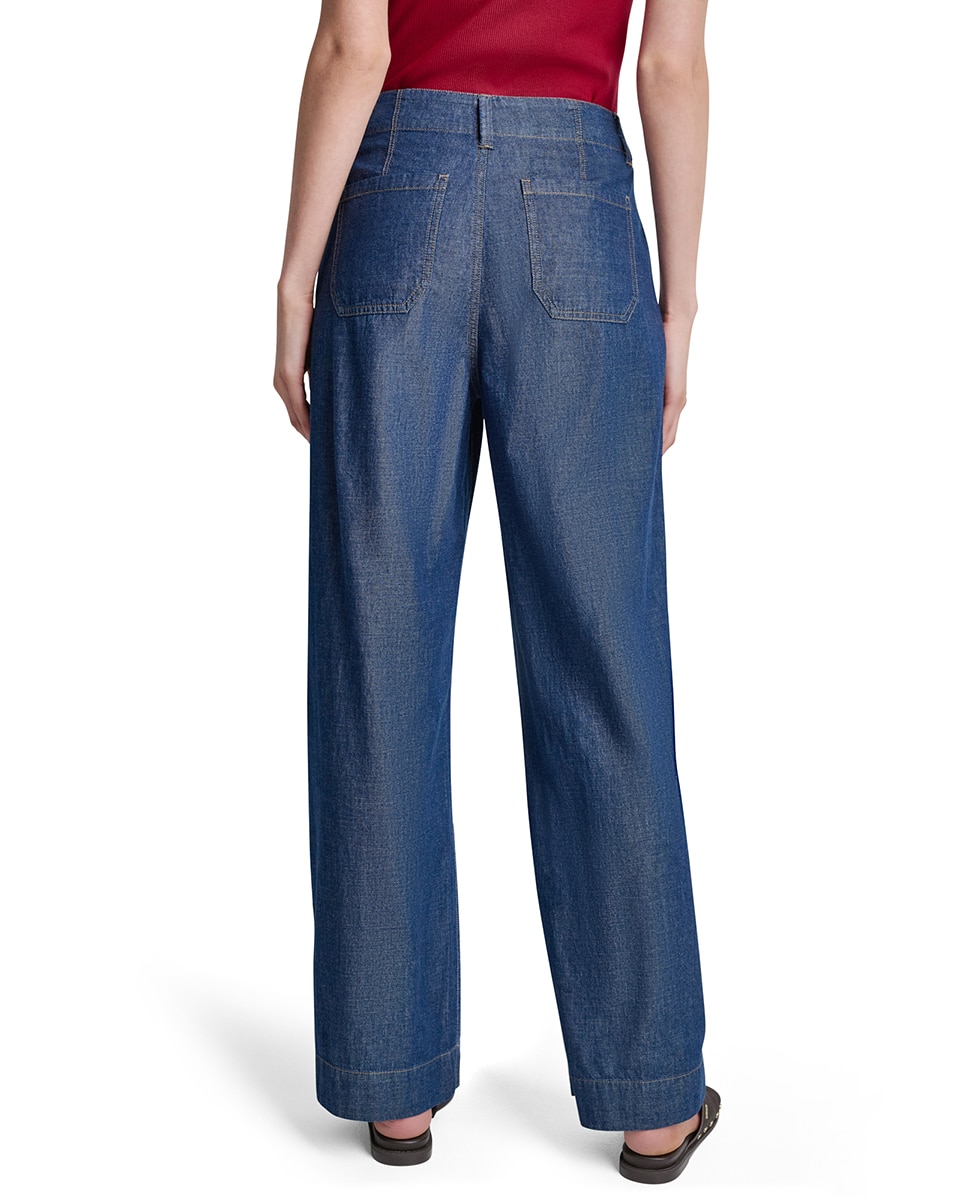 Jeans Straight Azul-4