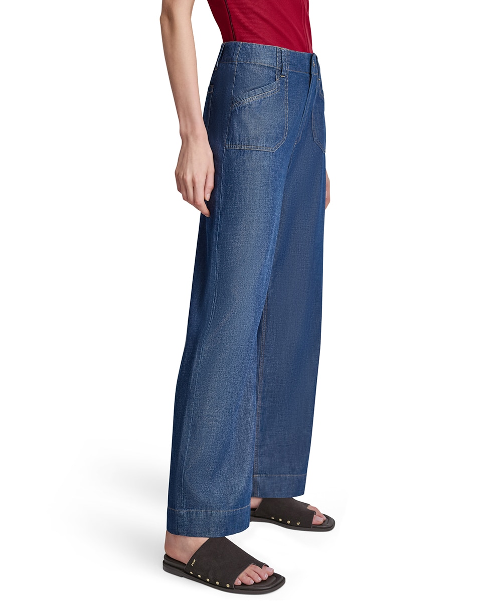 Jeans Straight Azul-5