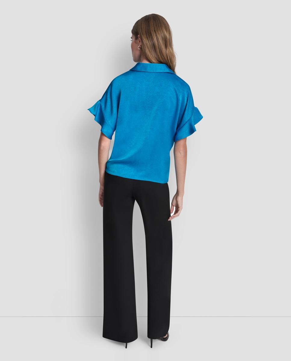 Blusa Fluida Azul-4